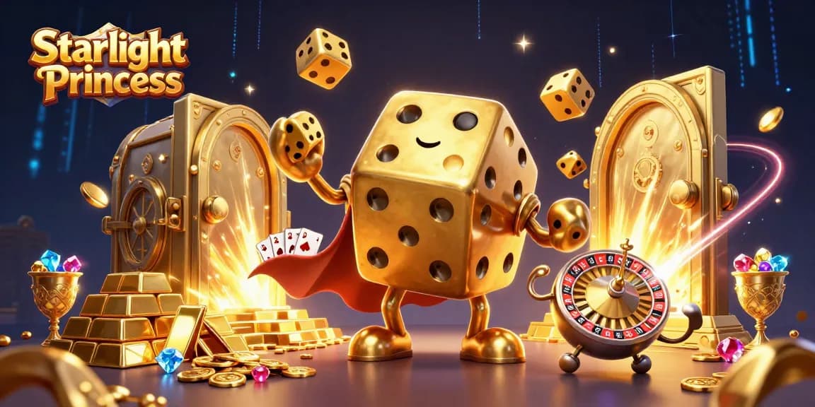 Spin the reels with Starlight Princess and enjoy vibrant jewel-filled visuals!