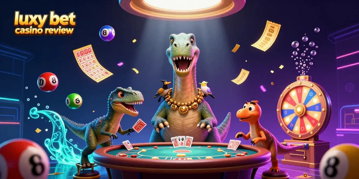 Experience lively action in the luxy bet casino review with colorful characters and games.