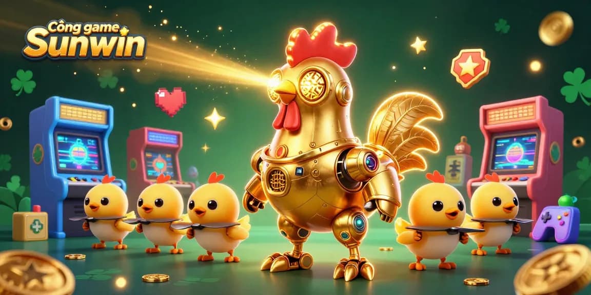 Engage in thrilling gameplay at Cổng game Sunwin with dynamic characters and game elements in an exciting casino atmosphere.