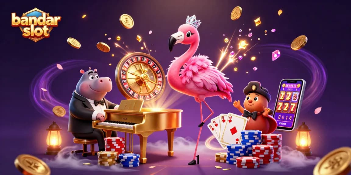 Putar bandar slot terbaik sambil menikmati pemandangan kasino yang meriah.