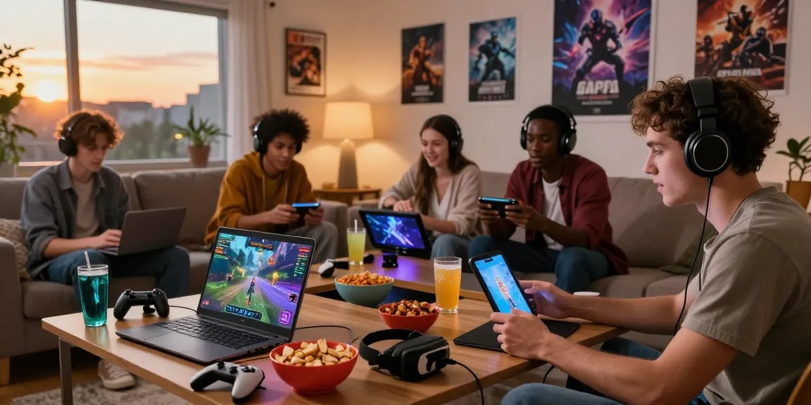 Akses game online di https://i-labo7.com/blog/477/ dengan perangkat yang berbeda di ruang tamu yang nyaman.
