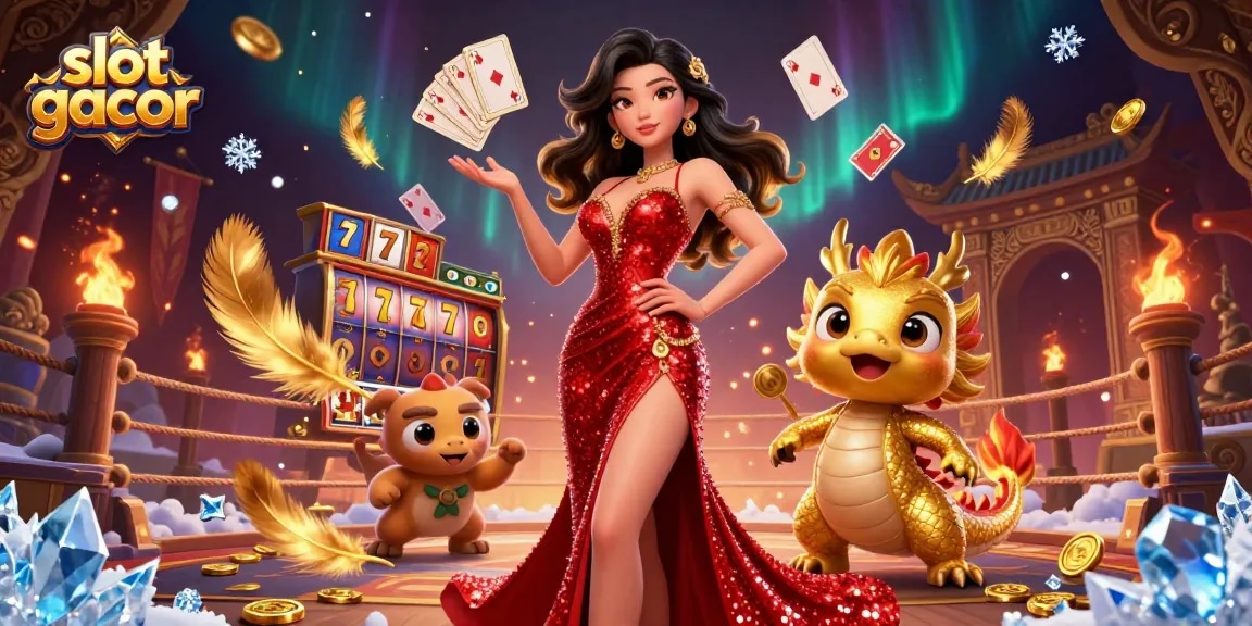 Putar untuk kemenangan besar dengan aksi slot gacor yang menarik, menampilkan visual dinamis dan karakter yang menarik.