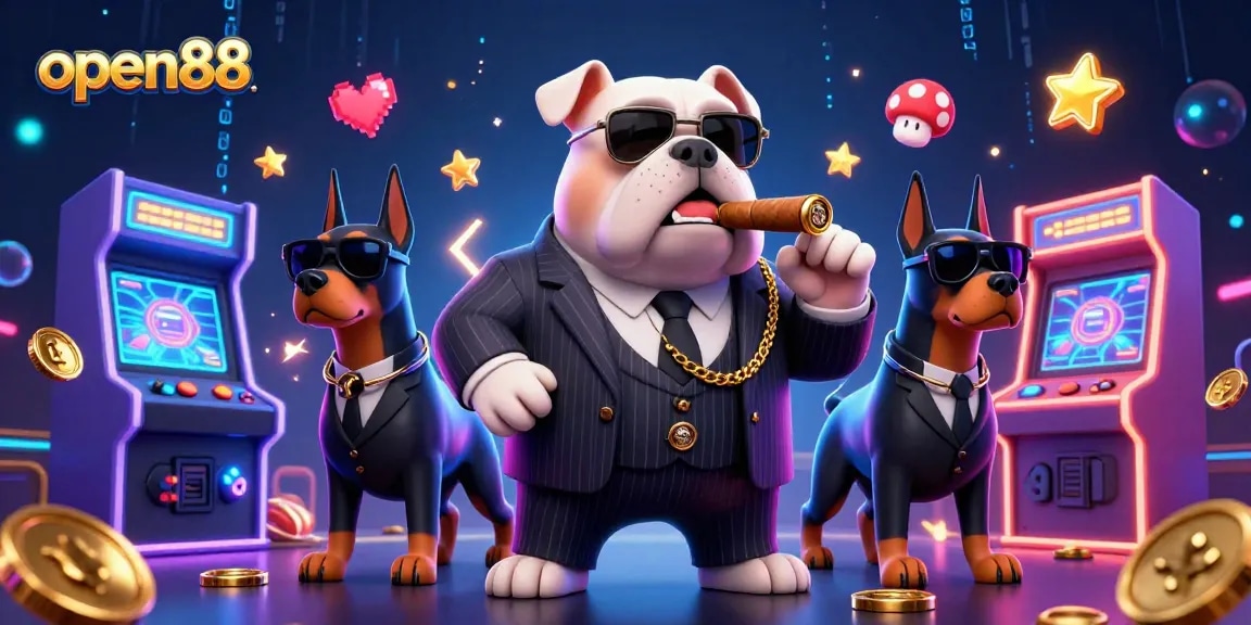 Join the action with open88 as the mafia boss and his bodyguards dominate the online casino scene.