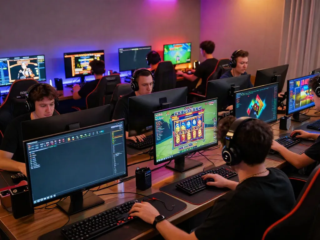 Engaged players experiencing the thrilling QQMacan online gaming environment with real-time stats.