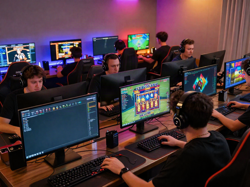 Engaged players experiencing the thrilling QQMacan online gaming environment with real-time stats.