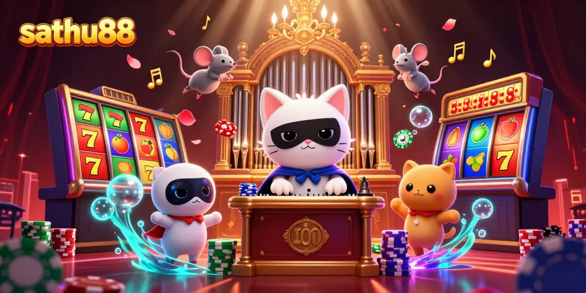 Sathu88 offers thrilling slot game experiences featuring vibrant characters and dazzling jackpots.