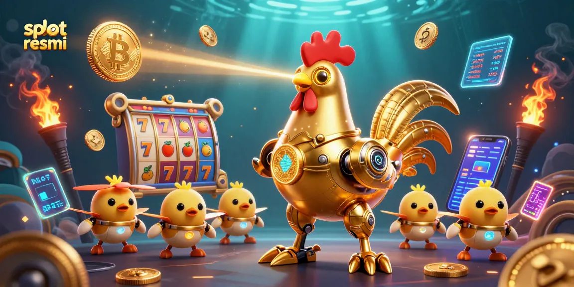 Menangkan jackpot dengan slot resmi beranimasi dan simbol bertema kasino yang futuristik.