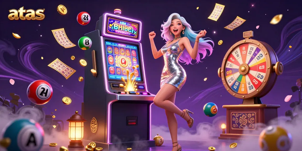 Play and win at atas Casino with stunning rewards and an exciting atmosphere, showcasing vibrant gaming elements.