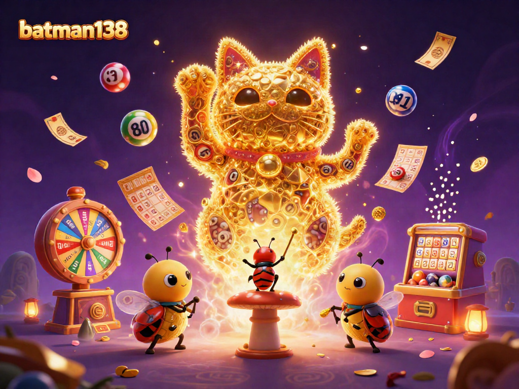 Join the excitement at batman138 with a vibrant scene of gaming fun and chances to win!