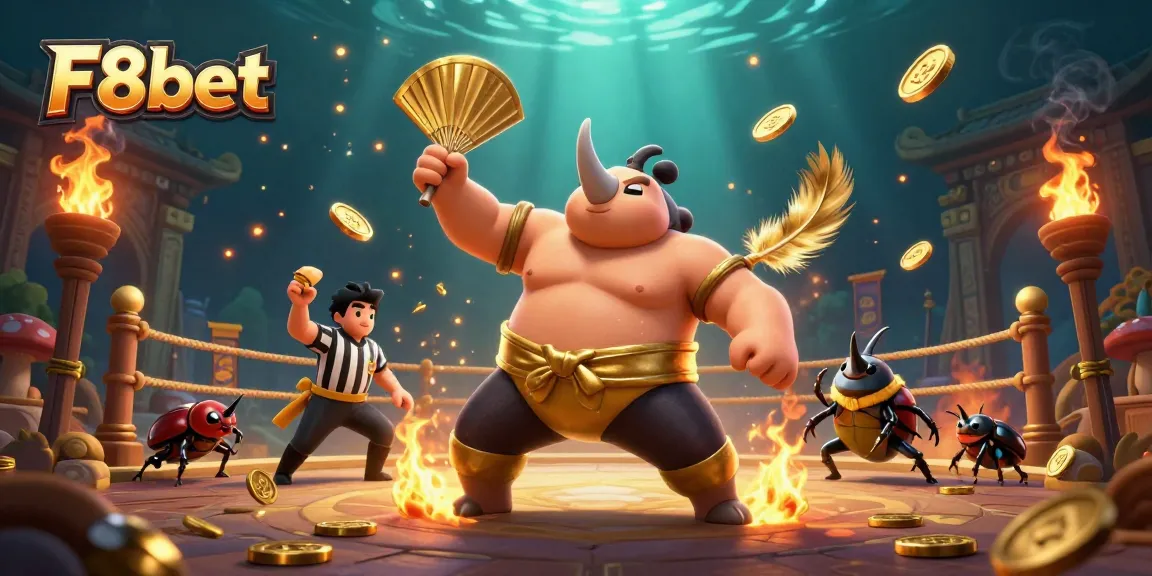 Experience dynamic betting action with F8bet's vibrant online casino illustration