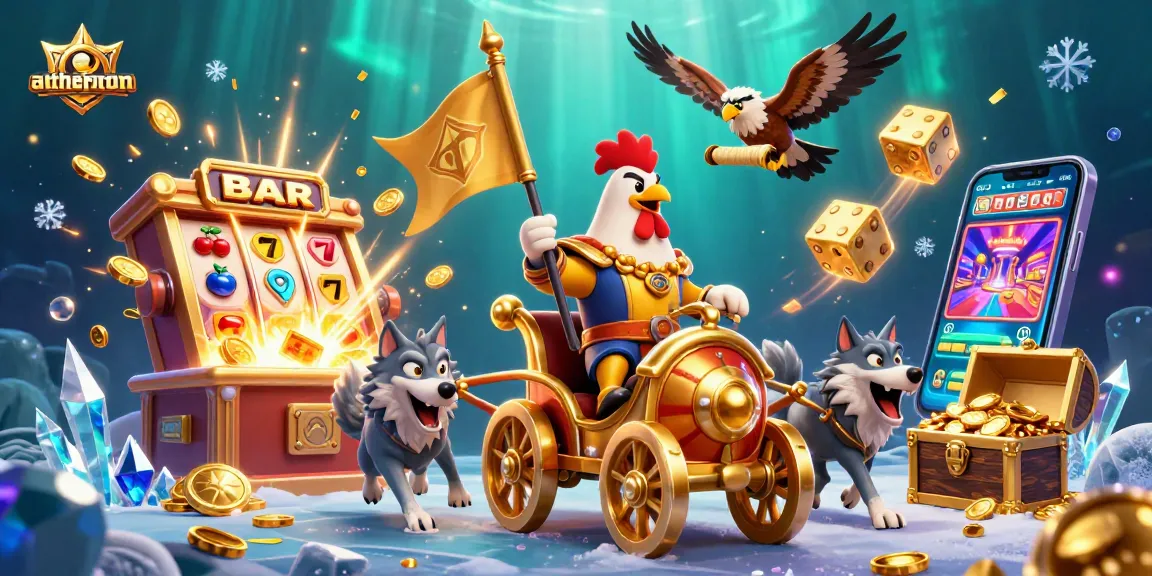 Engage with exciting jackpots at osmapandtheforum's dynamic gambling scene featuring slot machines and vivid characters.