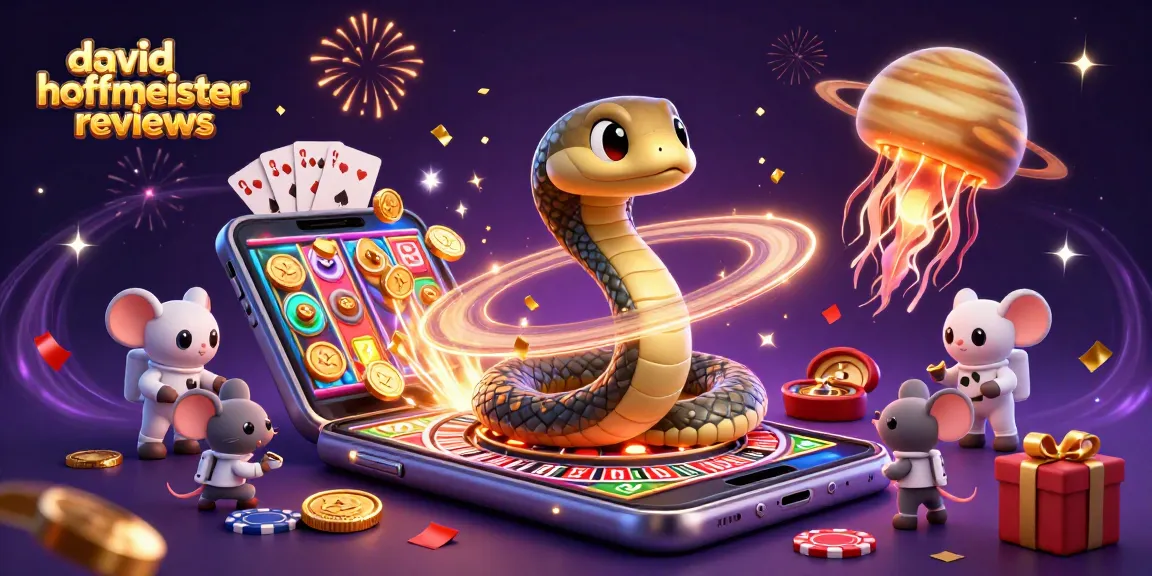 Spin the reels of chance with this vibrant and dynamic illustration of david hoffmeister reviews amidst cosmic gambling elements.