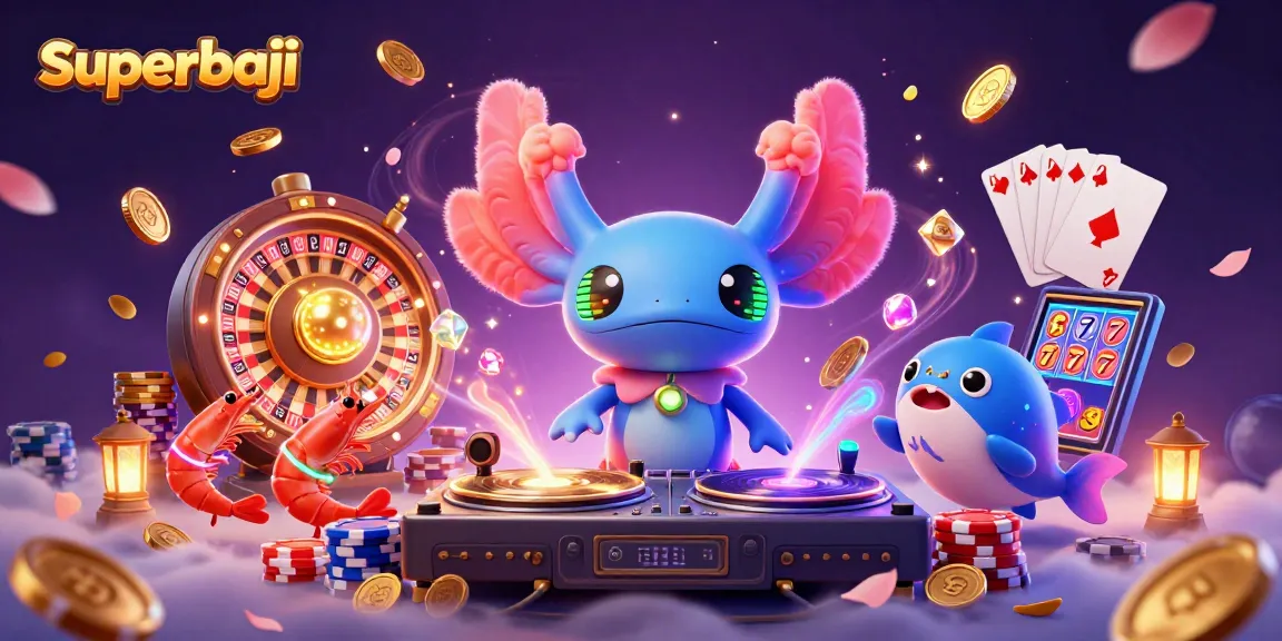 Engage in thrilling gameplay at superbaji, featuring vibrant characters, games, and bonuses amidst a colorful casino vibe.