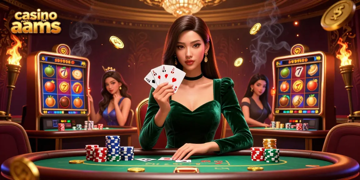 Scopri l'emozione dei casinò non AAMS con una straordinaria scena di poker che presenta un gameplay elegante e dinamici elementi di slot.