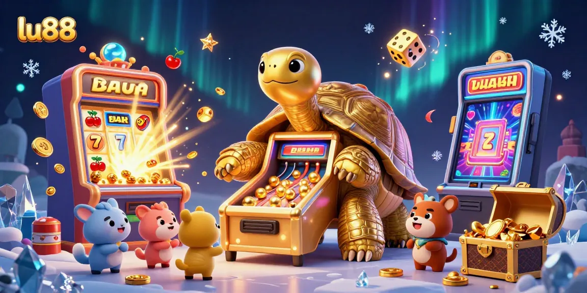 Experience the excitement of lu88 with a vibrant 3D casino scene packed with engaging characters and dynamic elements.