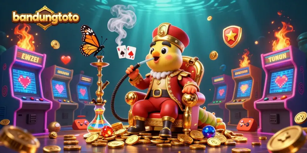 bandungtoto memikat pemain dengan karakter kartun 3D di dunia game slot online yang penuh warna
