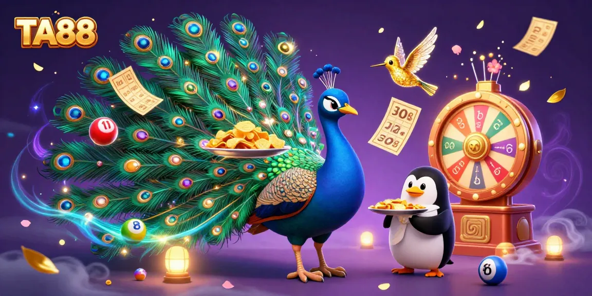Experience the thrill of TA88 lottery games with vibrant visuals and engaging characters.