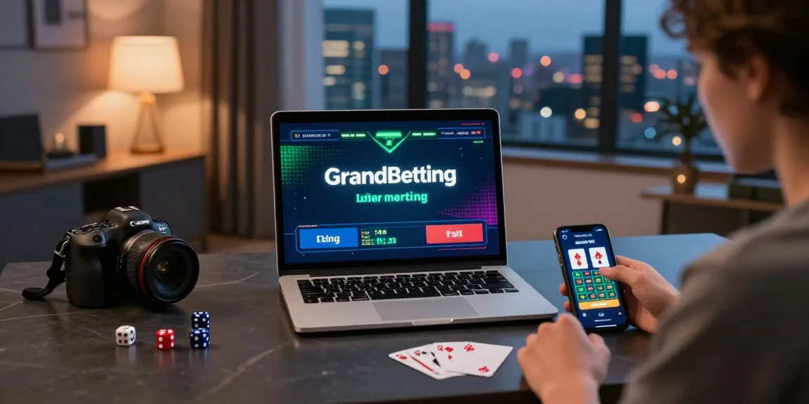 Engaging user experience with Grandbetting platform in a modern home office