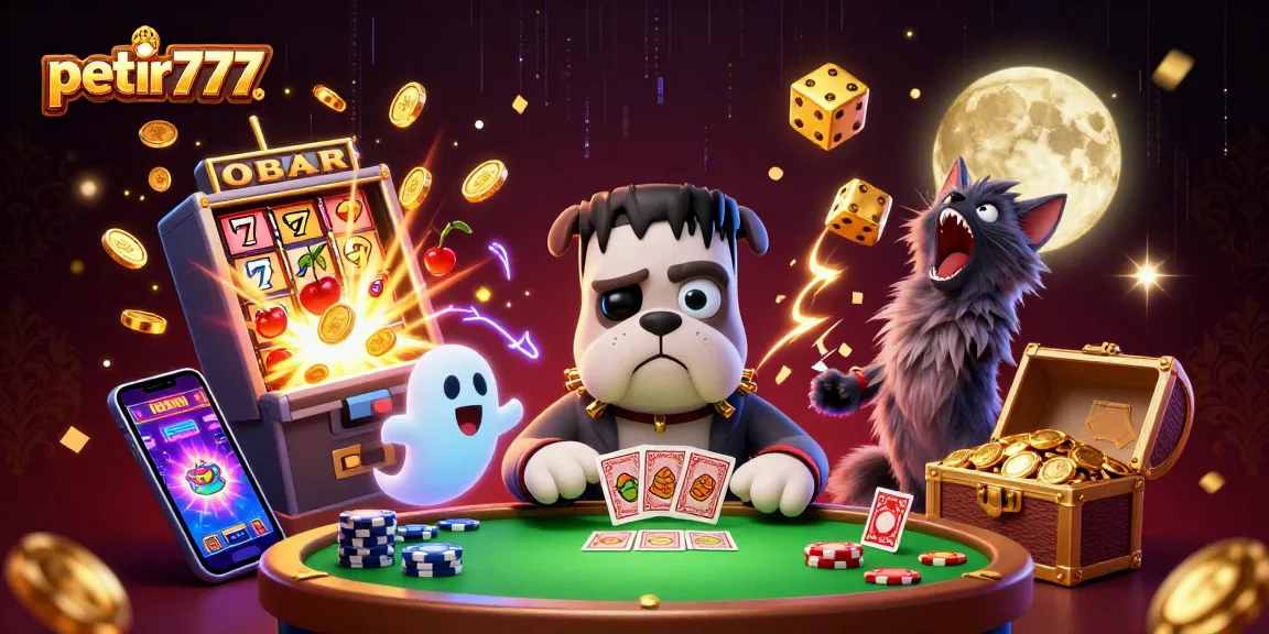 Engage with petir777 through thrilling slots and captivating casino scenes with colorful characters.