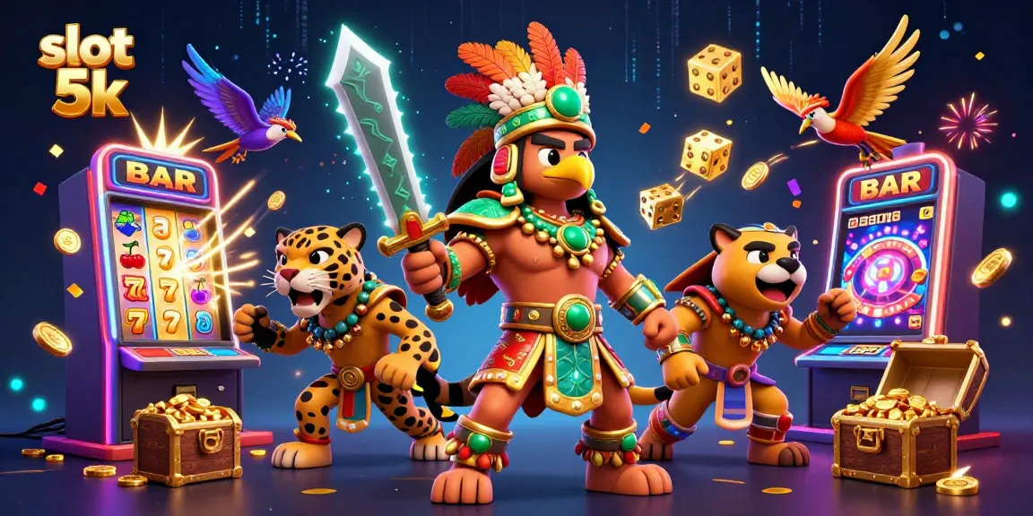 Experience thrilling gameplay with slot 5k at its vibrant jackpot scene featuring unique Aztec characters.