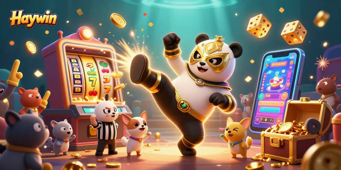 Experience Haywin's exhilarating casino action with a vibrant scene full of winning symbols.