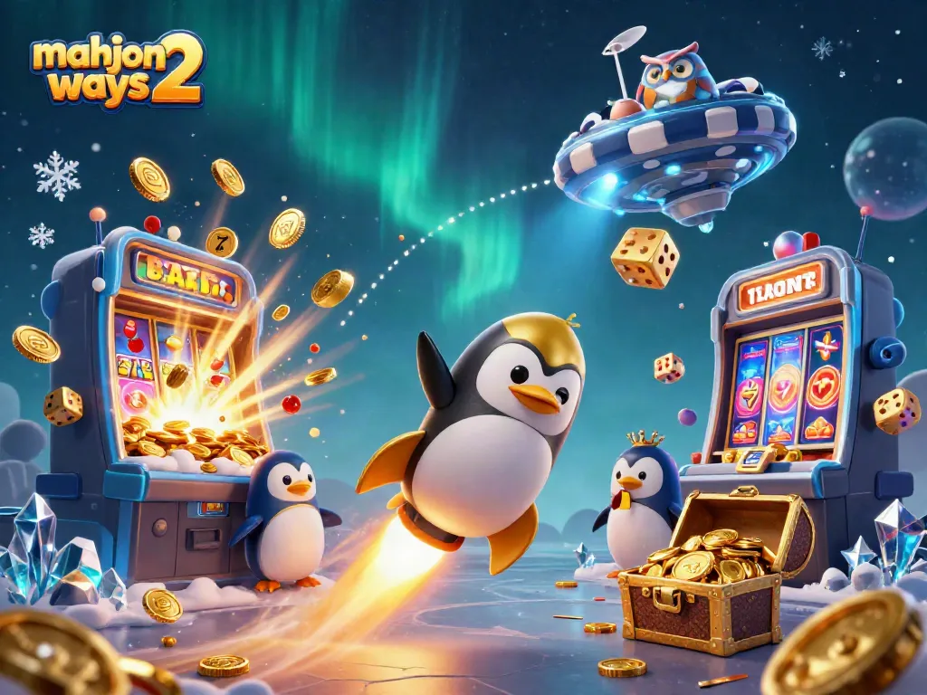 Experience thrilling action in Mahjong Ways 2 with our vibrant digital casino illustration, showcasing unique gameplay elements.
