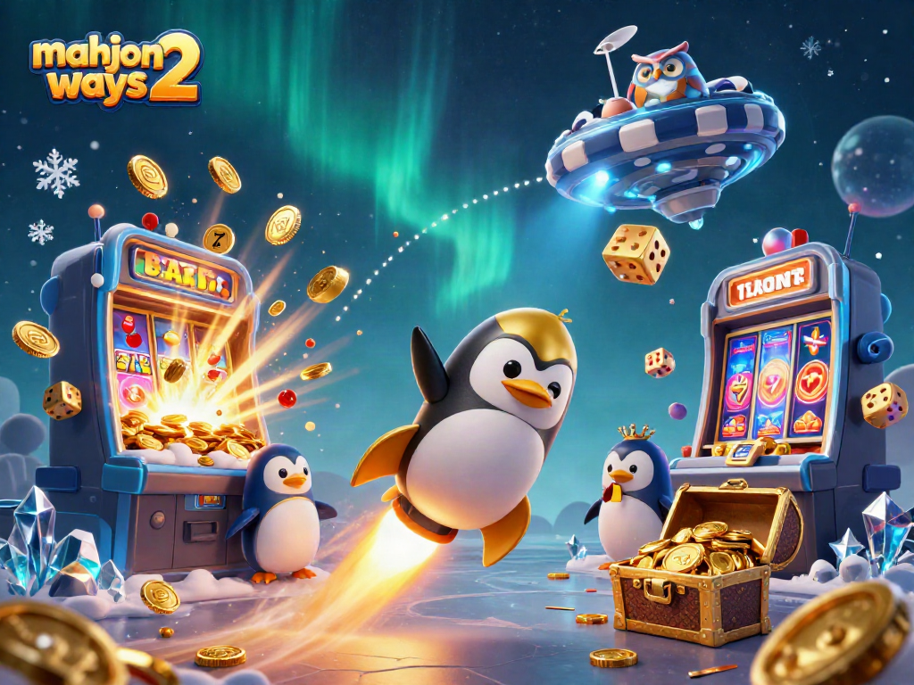 Experience thrilling action in Mahjong Ways 2 with our vibrant digital casino illustration, showcasing unique gameplay elements.