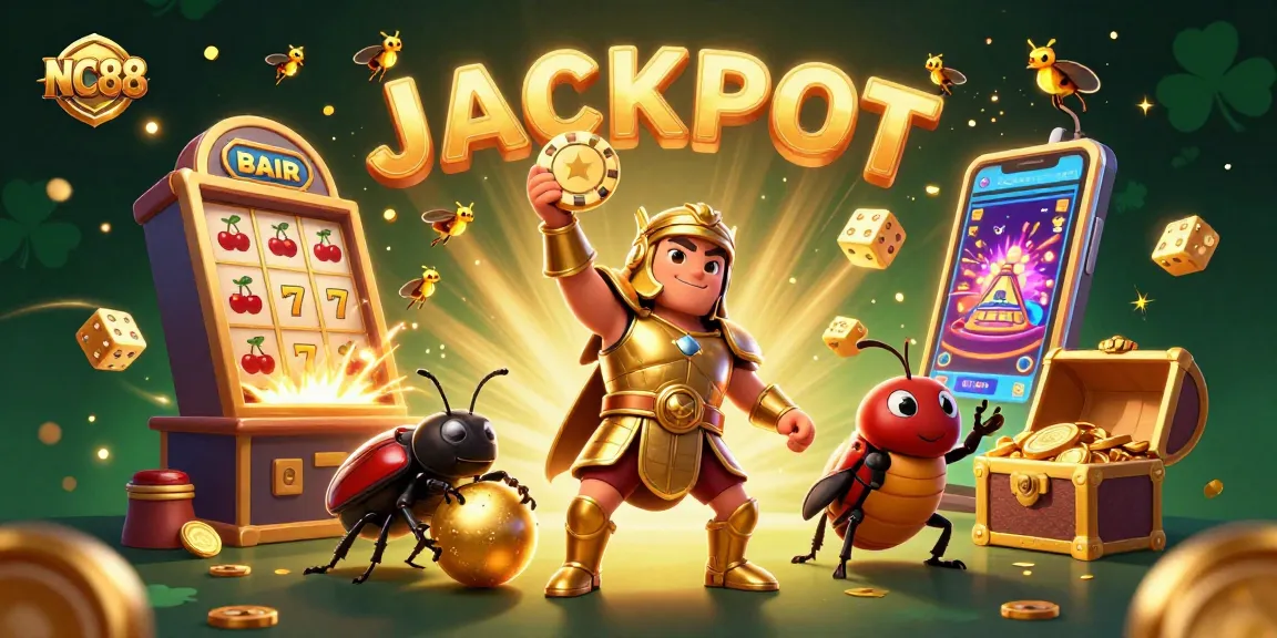 Experience thrilling gambling at NC88 with vibrant slot machines and exciting characters.