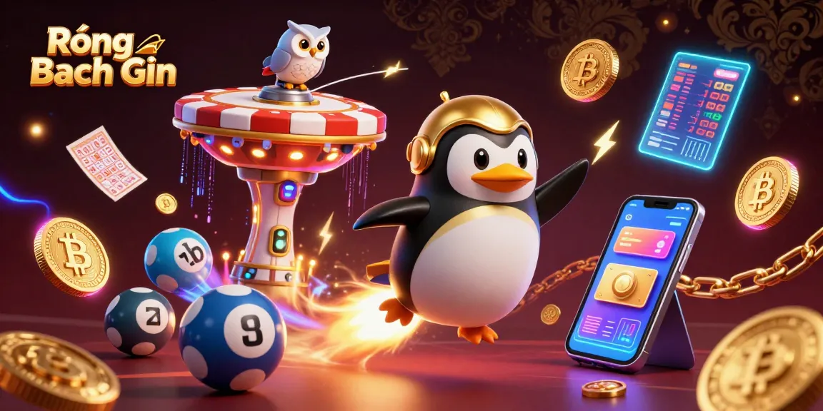Experience the Rồng Bạch Kim lottery excitement with golden coins and vibrant game elements.