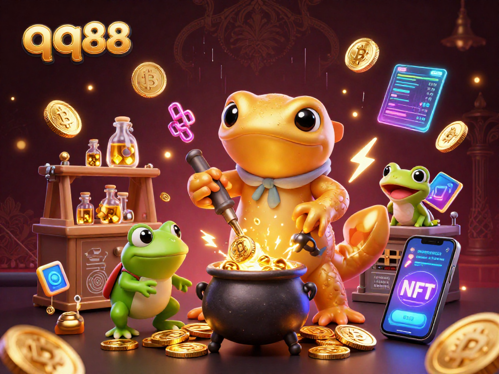 Join the thrilling action with qq88 as the golden salamander alchemist creates wealth!