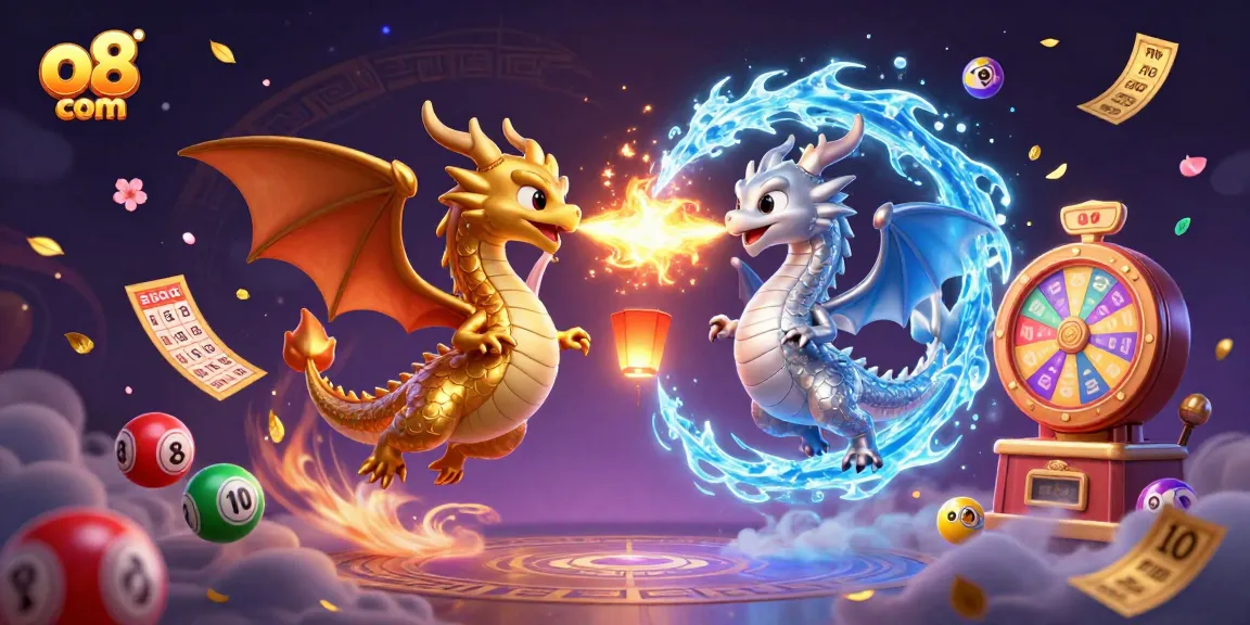 Experience thrilling gameplay with O8 com, featuring dynamic dragons, colorful lottery elements, and mesmerizing effects.