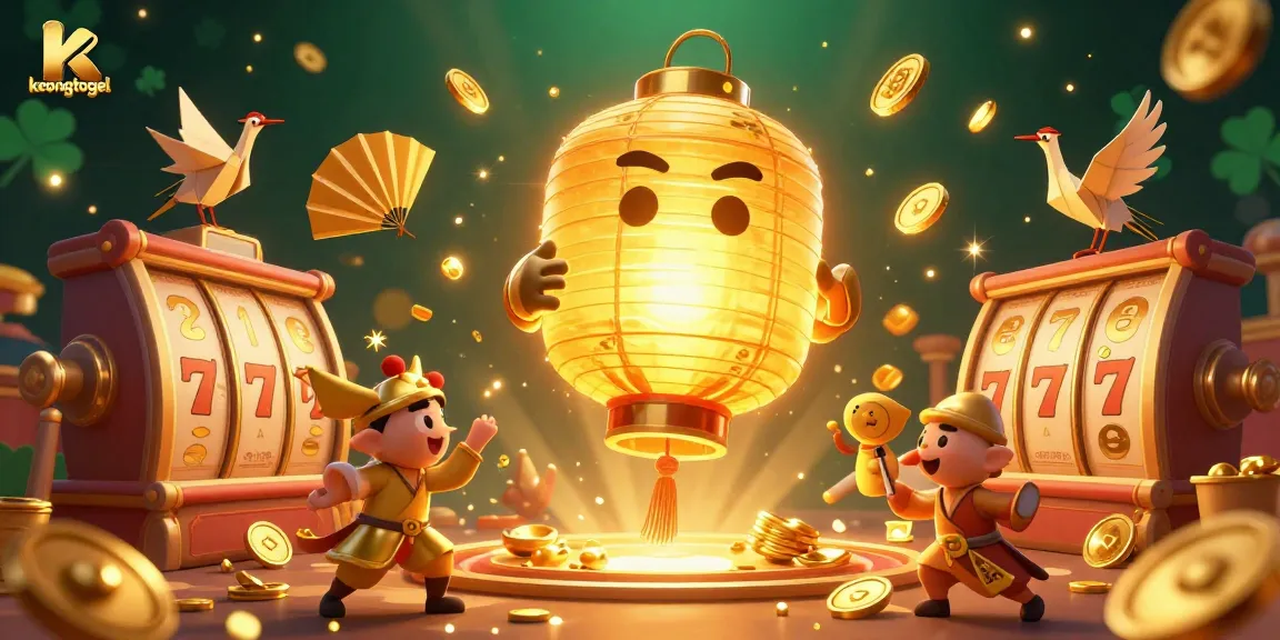 Experience the thrill of keongtogel with powerful winning strategies in a vibrant casino scene.
