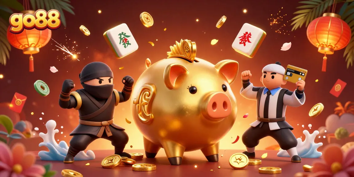 Experience thrilling gameplay at go88 with a dynamic casino scene packed with vibrant elements.