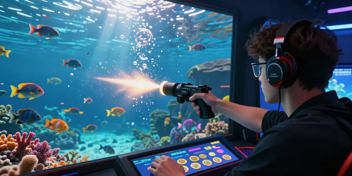 Exciting underwater gaming scene of 78win where players shoot colorful fish and win rewards