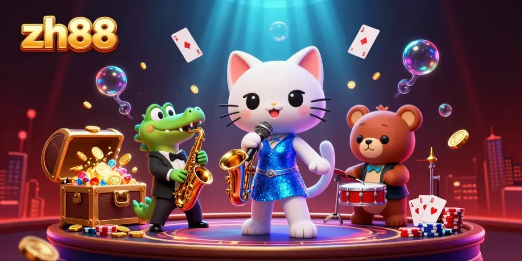 Enjoy thrilling action in the zh88 online casino with colorful characters and dynamic gameplay elements.
