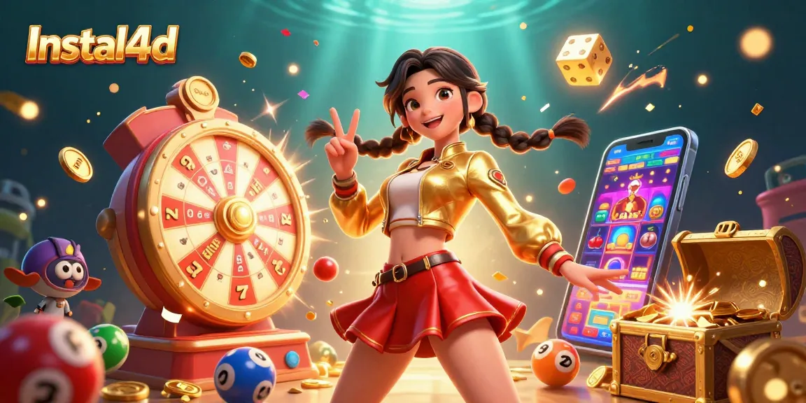 Win big at Instal4d with vibrant slot games, sparkling jackpots, and colorful casino elements.