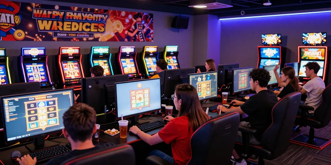 Withdraw Bola88 while enjoying an exciting gaming lounge atmosphere with diverse players celebrating wins.