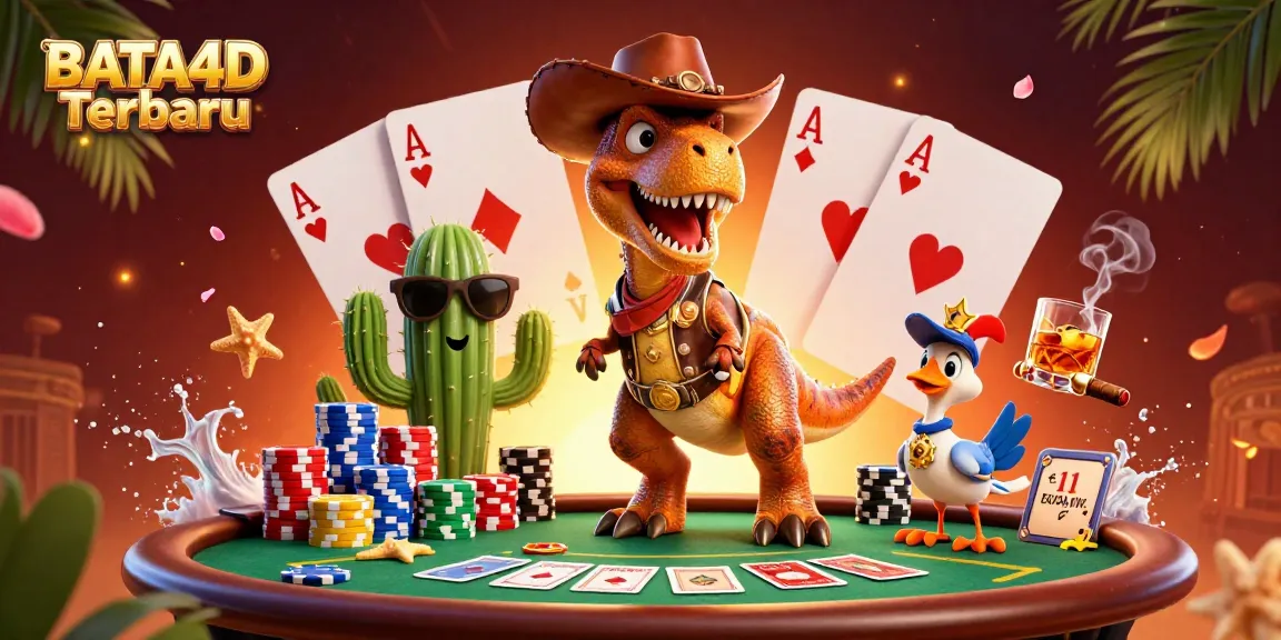 Menangkan permainan di BATA4D Terbaru saat bermain kartu poker yang seru!