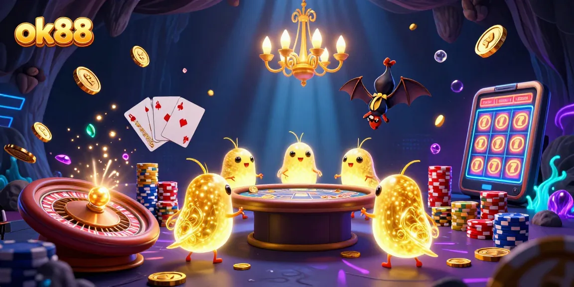 Experience the excitement at ok88 as glowworms illuminate the cave casino with vibrant games.