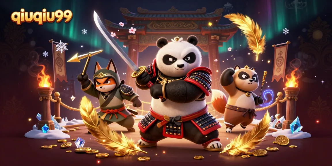 Experience thrilling action at qiuqiu99 with dynamic characters and golden gaming elements.