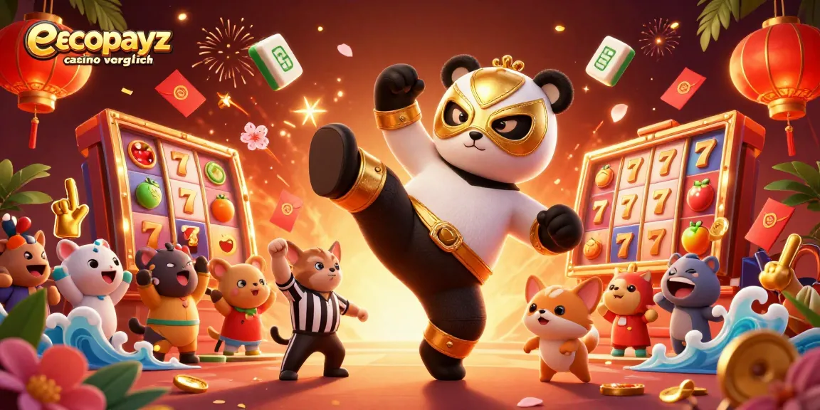 Experience the excitement of ecoPayz casino vergleich with lively illustrations of games and characters in action.