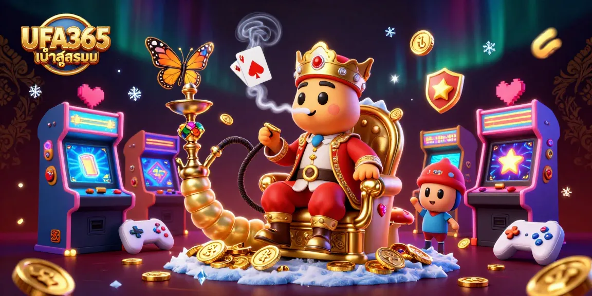 เล่นเกมกับ UFA365 เข้าสู่ระบบ พร้อมด้วยสัญลักษณ์โป๊กเกอร์และเหรียญทองในบรรยากาศที่น่าตื่นเต้น