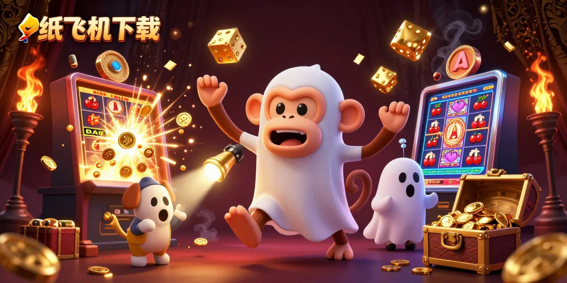 Engage in exciting gameplay with 纸飞机下载 as lively characters spin slot machines and uncover jackpots!