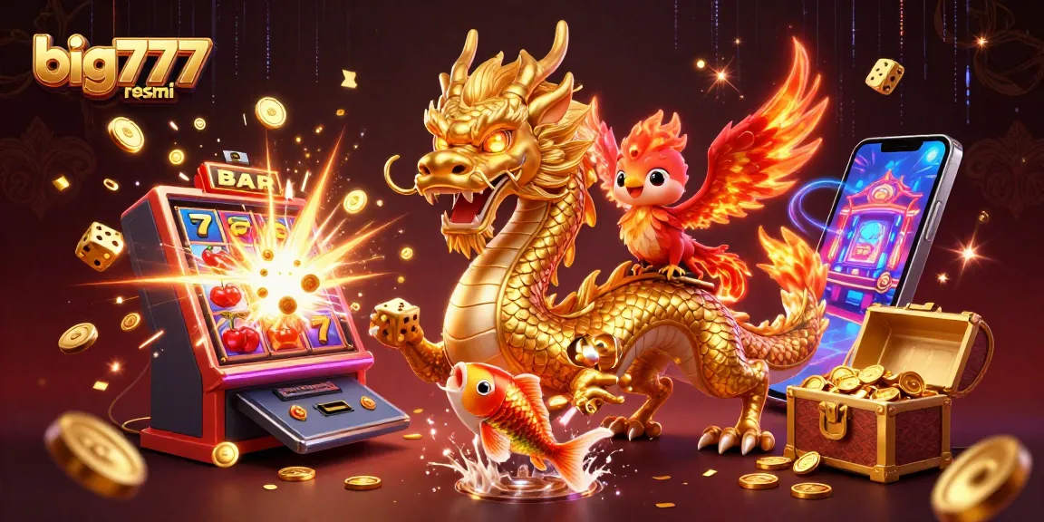Experience the thrill of big777 resmi slot adventures with vibrant dragons, phoenixes, and jackpot explosions!
