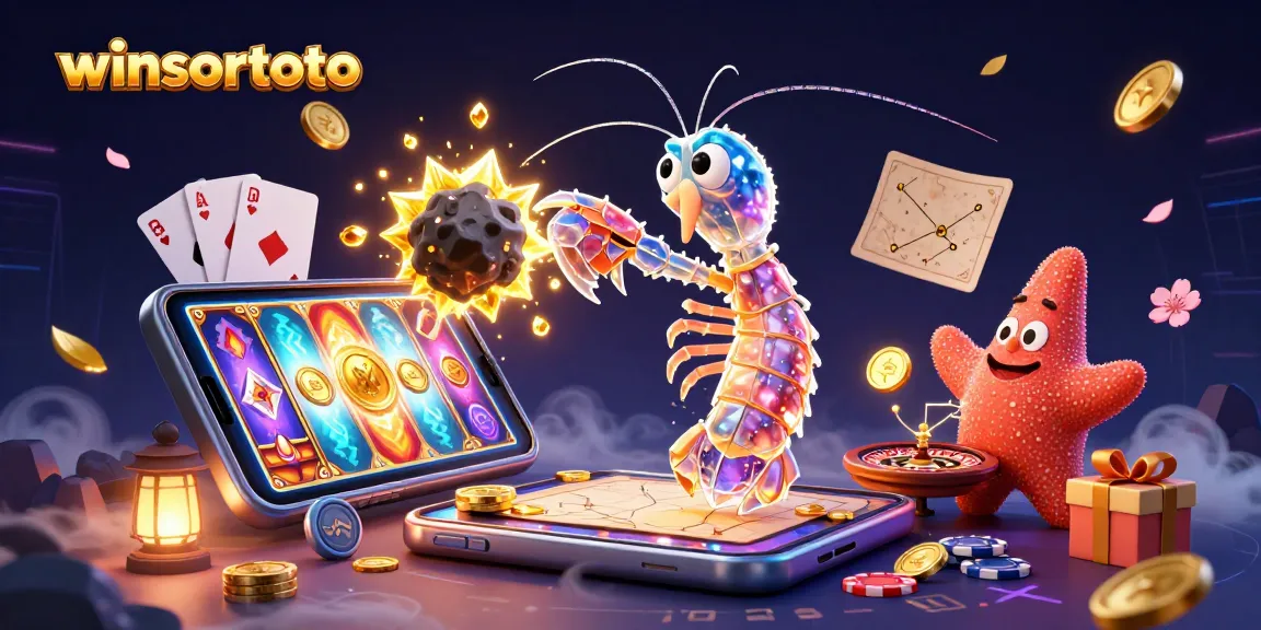 Engage with the thrilling action of winsortoto as a galactic samurai shrimp unveils riches amidst explosive fun.