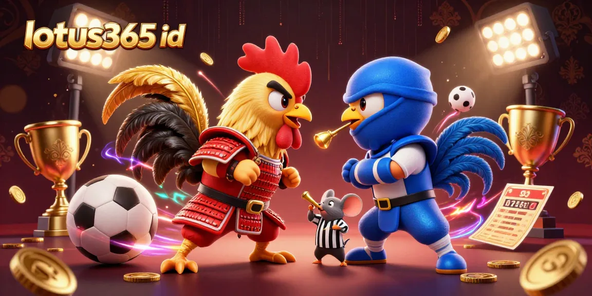 Experience thrilling action with the lotus365 id in a vibrant casino-themed showdown featuring dynamic battling roosters.