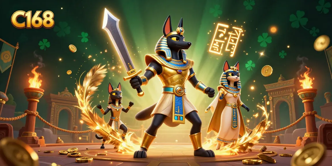 Win big with C168 in an immersive ancient Egyptian-themed online casino adventure.