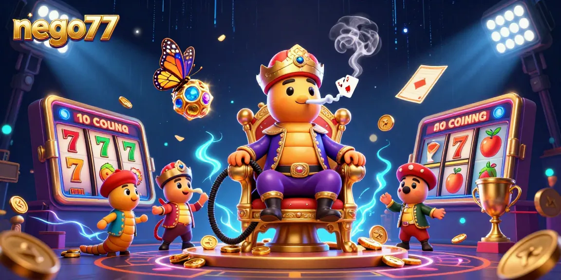 Nego77 showcases an exciting slot scene with dynamic elements and glimmering jackpots.