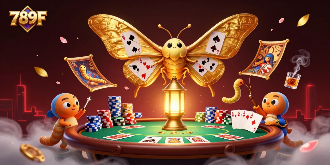 Experience thrilling gameplay at 789F with a dazzling casino-themed illustration featuring vibrant elements.