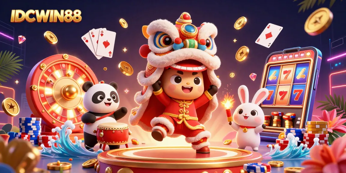 Play your favorite slots with IDCWIN88's exciting offers and vibrant casino atmosphere.